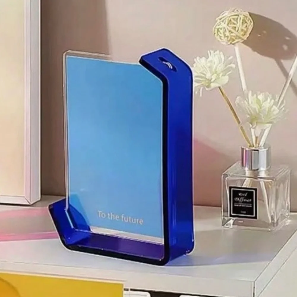 Blue Translucent Acrylic Photo Frame